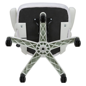 English Elm Porter High Back Ergonomic Mesh Swivel Office Chair with Lumbar Support and Adjustable Features White HL-0016-1-WH-WH-GG