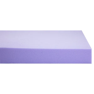 English Elm Capri Comfortable Sleep 3-Inch Lavender Infused Memory Foam Mattress Topper for Ultimate Restfulness Purple Twin XL HLC-LAV-TWINXL-3-GG