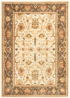 Safavieh Hlm Exquisite Area Rug - Elegant Floral Design With Turkish Craftsmanship For Timeless Home Decor Creme ,Brown Polypropylene Hlm1666-1125-5