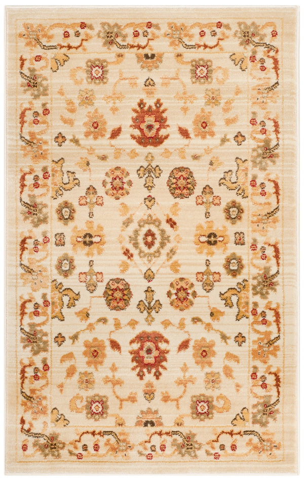 Safavieh Hlm Exquisite Power Loomed Area Rug - Elegant Turkish Craftsmanship For Timeless Home Décor Green ,Creme Polypropylene Hlm1738-5211-210