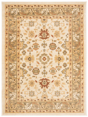 Safavieh Hlm1738 Power Loomed, 288,000 points/sqm, 12mm pile height  Rug Creme / Creme HLM1738-1111-4