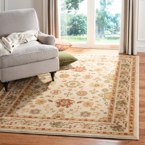 Safavieh Hlm Exquisite Power Loomed Area Rug - Elegant Turkish Craftsmanship For Timeless Home Décor Green ,Creme Polypropylene Hlm1738-5211-210