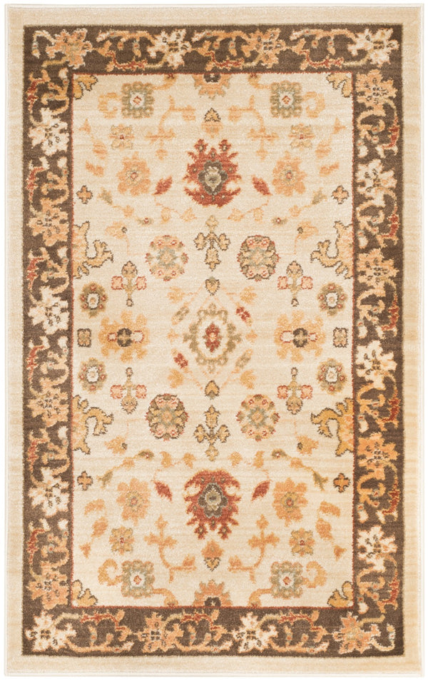 Safavieh Hlm Exquisite Power Loomed Area Rug - Elegant Turkish Craftsmanship For Timeless Home Décor Green ,Creme Polypropylene Hlm1738-5211-210