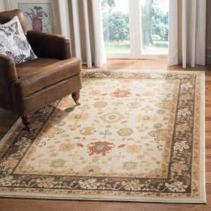 Safavieh Hlm Exquisite Power Loomed Area Rug - Elegant Turkish Craftsmanship For Timeless Home Décor Green ,Creme Polypropylene Hlm1738-5211-210