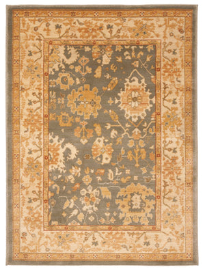 Safavieh Hlm1739 Power Loomed, 288,000 points/sqm, 12mm pile height  Rug Blue / Creme HLM1739-6511-4