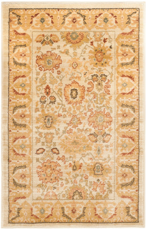 Safavieh Hlm Timeless Elegance Area Rug - Luxurious Traditional Design For Classic Home Decor Harmony Creme ,Brown Polypropylene Hlm1741-1125-10