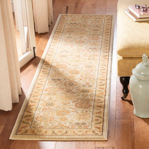 Safavieh Hlm Timeless Elegance Area Rug - Luxurious Traditional Design For Classic Home Decor Harmony Creme ,Brown Polypropylene Hlm1741-1125-10