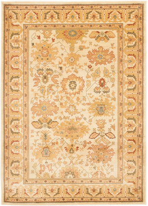 Safavieh Hlm Timeless Elegance Area Rug - Luxurious Traditional Design For Classic Home Decor Harmony Creme ,Brown Polypropylene Hlm1741-1125-10