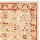 Safavieh Hlm1741 Power Loomed, 288,000 points/sqm, 12mm pile height Rug Creme / Red 2'-3" x 8'