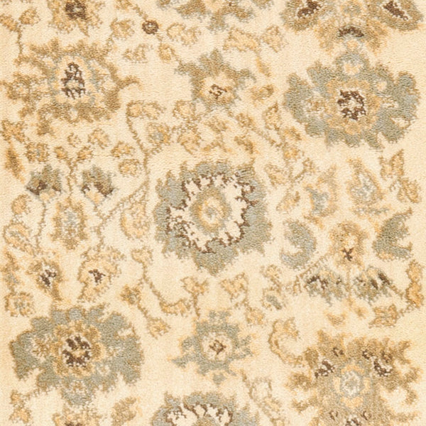 Safavieh Hlm1741 Power Loomed, 288,000 points/sqm, 12mm pile height Rug Cream / Blue 2'-3" x 8'