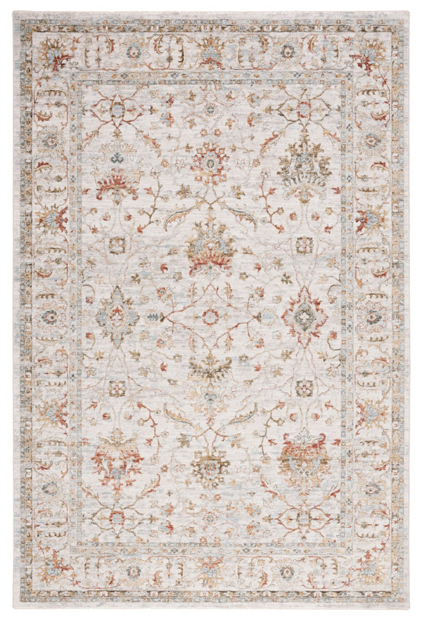 Safavieh Hamilton Exquisite Traditional Area Rug - Elegant Power Loomed Design For Timeless Home Decor Ivory ,Rust Polyester Hlt114a-10