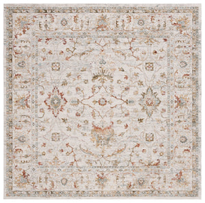 Safavieh Hamilton Exquisite Traditional Area Rug - Elegant Power Loomed Design For Timeless Home Decor Ivory ,Rust Polyester Hlt114a-10