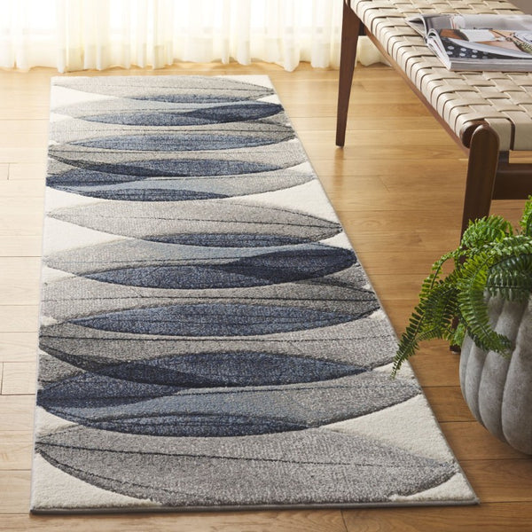 Safavieh Hollywood Abstract Geometric Runner Rug Polypropylene Hallway Entryway Transitional HLW703B-28
