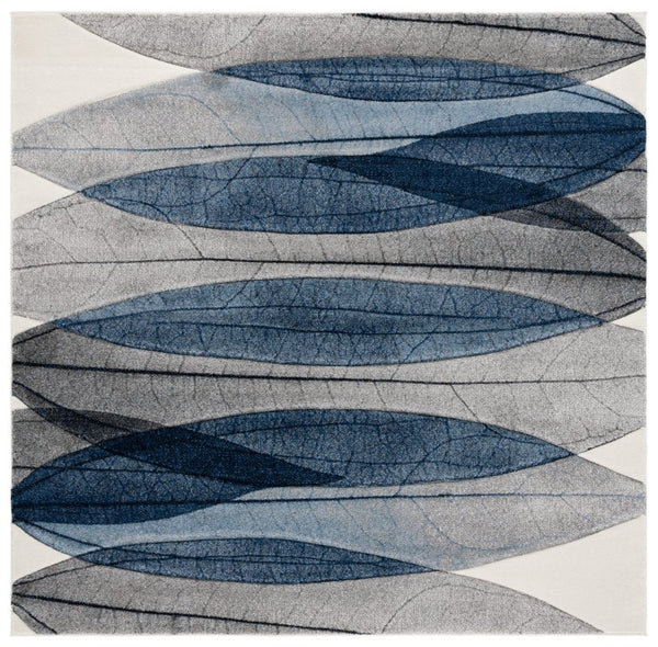 Safavieh Hollywood Abstract Polypropylene Area Rug Power Loomed in Turkey for Living Spaces HLW703B-7SQ
