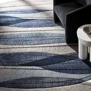 Safavieh Hollywood Abstract Power Loomed Polypropylene Area Rug for Living Room and Bedroom HLW703B-9