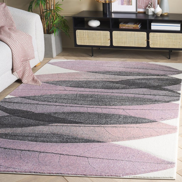 Safavieh Hollywood Abstract Geometric Area Rug Power Loomed Polypropylene Living Room Accent HLW703C-5