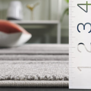 Safavieh Hollywood Abstract Polypropylene Area Rug Neutral Ivory Grey for Living Room Decor HLW703D-5