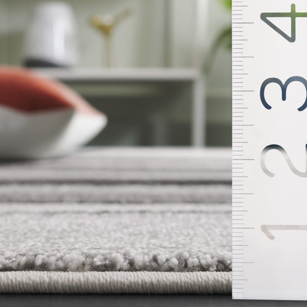Safavieh Hollywood Abstract Polypropylene Area Rug Ivory Grey Transitional Living Room Floor Accent HLW703D-8
