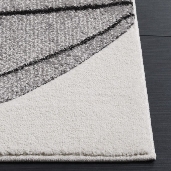 Safavieh Hollywood Abstract Polypropylene Area Rug Ivory Grey Transitional Living Room Floor Accent HLW703D-8