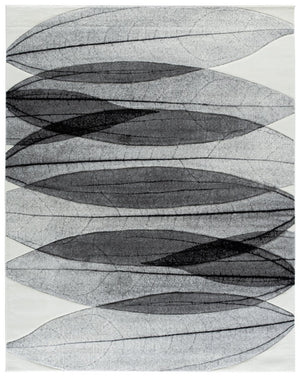 Safavieh Hollywood Abstract Polypropylene Area Rug Power Loomed Ivory Grey Living Room HLW703D-9
