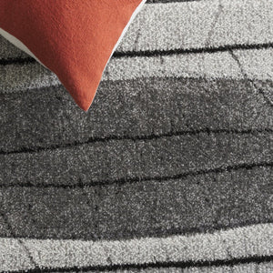 Safavieh Hollywood Abstract Polypropylene Area Rug Power Loomed Ivory Grey Living Room HLW703D-9