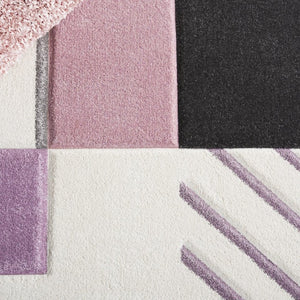 Safavieh Hollywood Geometric Area Rug Power-Loomed Polypropylene for Living Room or Office HLW709D-6