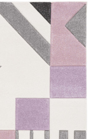 Safavieh Hollywood Geometric Area Rug Power-Loomed Polypropylene for Living Room or Office HLW709D-6