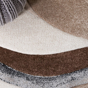 Safavieh Hollywood Sinuous Power-Loomed Polypropylene Runner Rug for Hallway Entryway 2'-3" x 6'-0" HLW718P-26