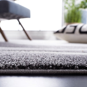 Safavieh Hollywood Wave Pattern Plush Polypropylene Runner Rug for Hallways and Corridors 2'-3" x 12'-0" HLW766G-212