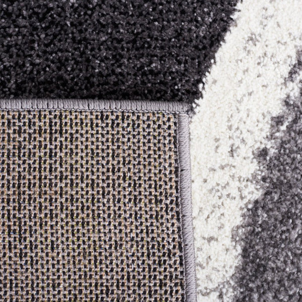 Safavieh Hollywood Wave Pattern Plush Polypropylene Runner Rug for Hallways and Corridors 2'-3" x 12'-0" HLW766G-212