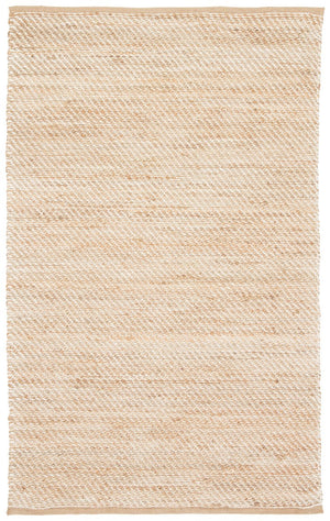 Jaipur Living Himalaya Diagonal Weave Hm07 Handwoven Handmade 70% Jute 30% Rayon Solids Solid Indoor Rug Beige, White 70% Jute 30% Rayon, 100% Cotton Rug102012