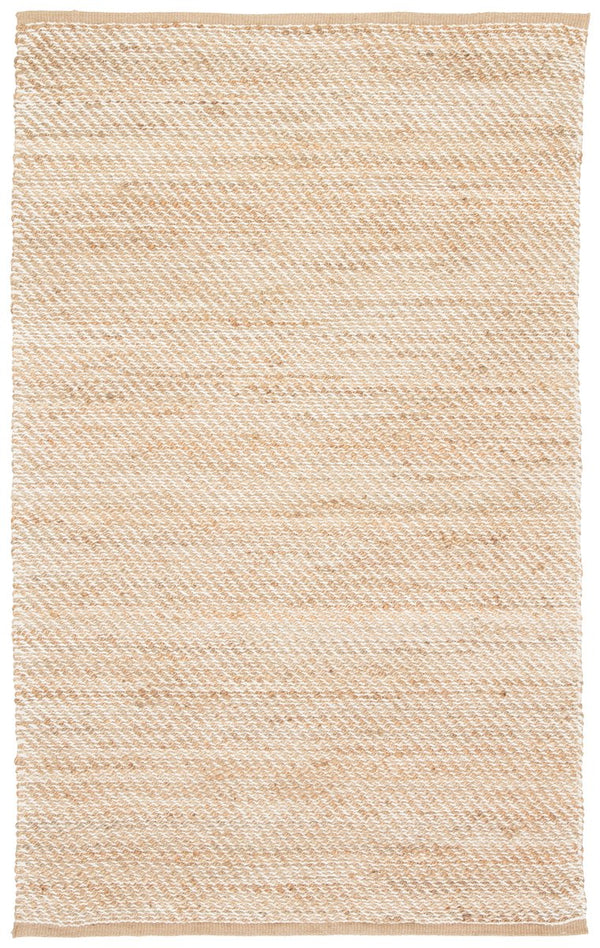 Jaipur Living Himalaya Diagonal Weave Hm07 Handwoven Handmade 70% Jute 30% Rayon Solids Solid Indoor Rug Beige, White 70% Jute 30% Rayon, 100% Cotton Rug102012