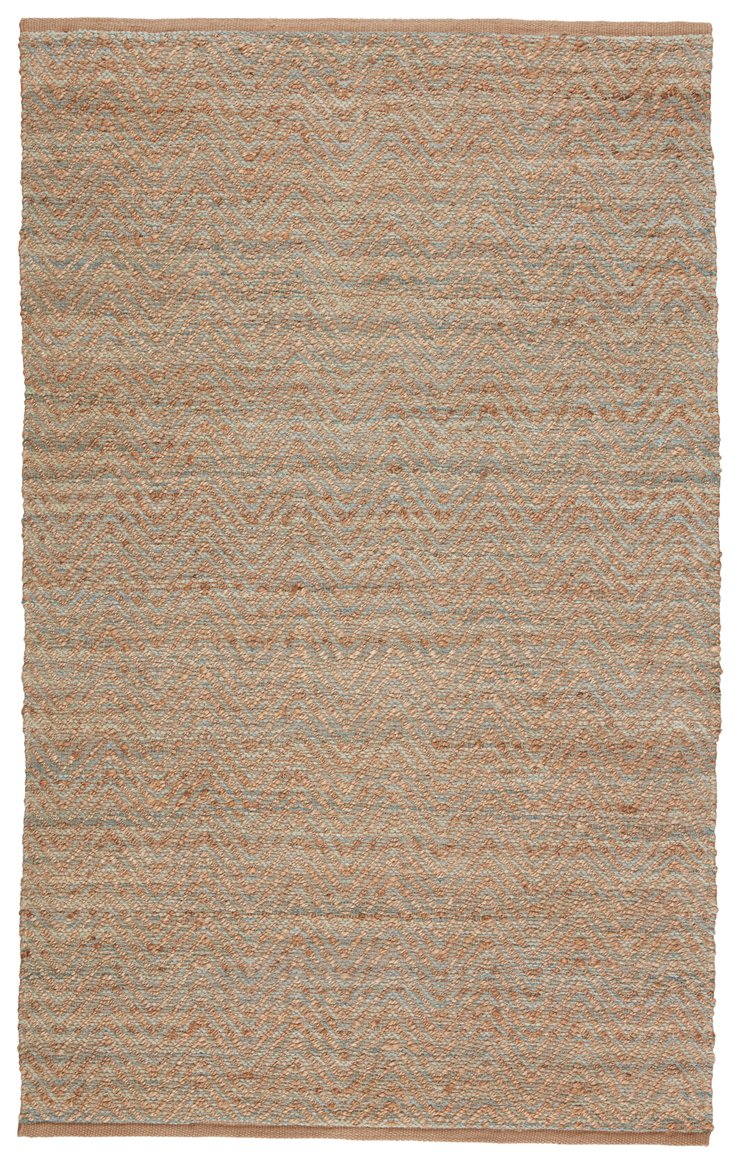 Jaipur Living Himalaya Reap Hm20 Handwoven Handmade 85% Jute 15% Rayon Lines Chevron Indoor Rug Tan, Green 85% Jute 15% Rayon, 100% Cotton Rug122803