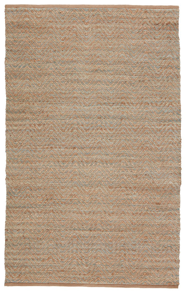 Jaipur Living Himalaya Reap Hm20 Handwoven Handmade 85% Jute 15% Rayon Lines Chevron Indoor Rug Tan, Green 85% Jute 15% Rayon, 100% Cotton Rug122803