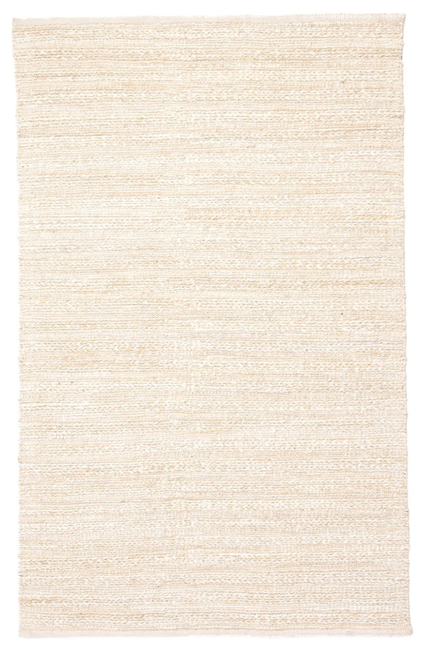 Jaipur Living Himalaya Canterbury Hm28 Handwoven Handmade 70% Jute 30% Rayon Solids Solid Indoor Rug White, Beige 70% Jute 30% Rayon, 100% Cotton Rug140218