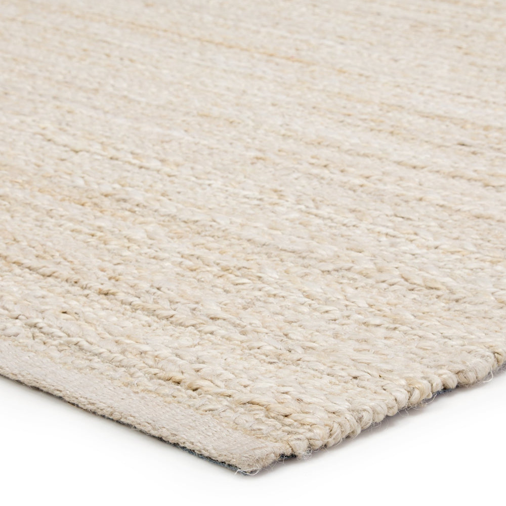 Jaipur Living Himalaya Canterbury Hm28 Handwoven Handmade 70% Jute 30% Rayon Solids Solid Indoor Rug White, Beige 70% Jute 30% Rayon, 100% Cotton Rug140218