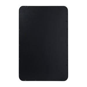 English Elm Jada Decorative Wall Mirror - Sleek Modern Design for Bathrooms, Living Rooms, Vertical or Horizontal Use Matte Black 24"W x 36"L HMHD-22M199YBN-BK-GG