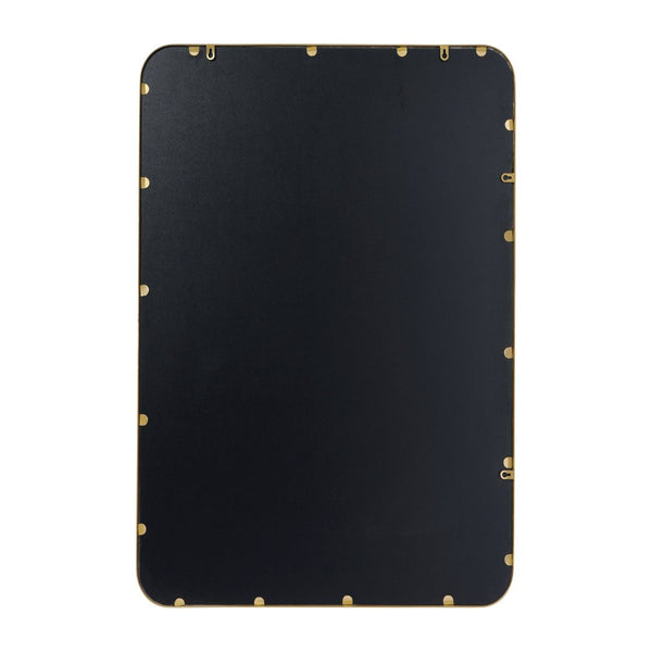 English Elm Jada Decorative Wall Mirror - Sleek Modern Design for Bathrooms, Living Rooms, Vertical or Horizontal Use Matte Gold 24"W x 36"L HMHD-22M199YBN-GD-GG