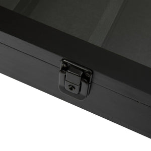 English Elm Maverick 11x14 Solid Pine Medals Display Case with Removable Shelves for Cherished Keepsakes Black HMHD-23M014YBN1-BLK-1114-GG