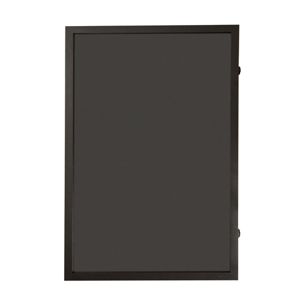 English Elm Banks 24x36 Jersey Display Case with Premium Pine Frame, UV Protection, Velvet Backing & Security Lock Black HMHD-23M099YBN-BLK-2436-GG