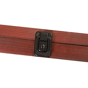 English Elm Banks 24x36 Jersey Display Case with Premium Pine Frame, UV Protection, Velvet Backing & Security Lock Mahogany HMHD-23M099YBN-MHG-2436-GG