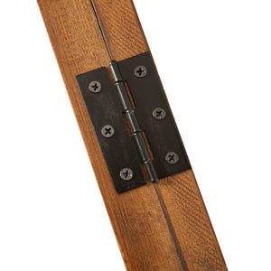 English Elm Banks 24x36 Jersey Display Case with Premium Pine Frame, UV Protection, Velvet Backing & Security Lock Rustic Brown HMHD-23M099YBN-RSTBRN-2436-GG