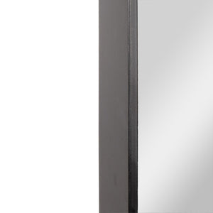 English Elm Ava 48-Inch Deep Framed Wall Mirror - Modern Accent for Brightening Bathrooms, Entryways & More Black 30"W x 48"L HMHD-24M004YBN-BLK-GG