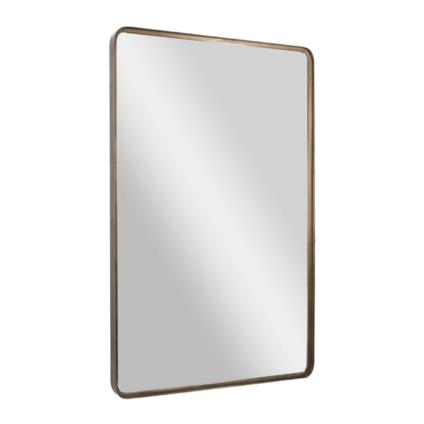 English Elm Ava 48-Inch Deep Framed Wall Mirror - Modern Accent for Brightening Bathrooms, Entryways & More Bronze 30"W x 48"L HMHD-24M004YBN-BRNZ-GG