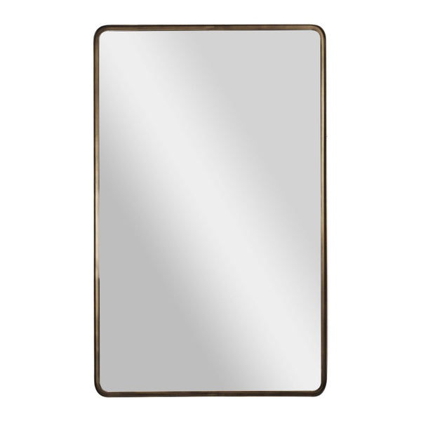 English Elm Ava 48-Inch Deep Framed Wall Mirror - Modern Accent for Brightening Bathrooms, Entryways & More Bronze 30"W x 48"L HMHD-24M004YBN-BRNZ-GG