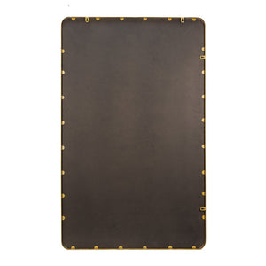 English Elm Ava 48-Inch Deep Framed Wall Mirror - Modern Accent for Brightening Bathrooms, Entryways & More Gold 30"W x 48"L HMHD-24M004YBN-GLD-GG