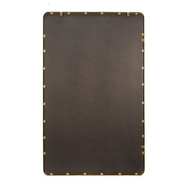 English Elm Ava 48-Inch Deep Framed Wall Mirror - Modern Accent for Brightening Bathrooms, Entryways & More Gold 30"W x 48"L HMHD-24M004YBN-GLD-GG