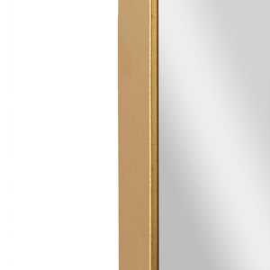 English Elm Ava 48-Inch Deep Framed Wall Mirror - Modern Accent for Brightening Bathrooms, Entryways & More Gold 30"W x 48"L HMHD-24M004YBN-GLD-GG