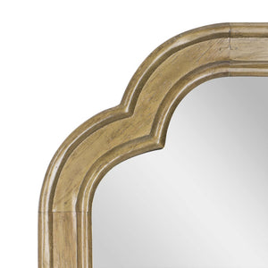 English Elm Efie Large Accent Wall Mirror with Solid Wood Frame – Ideal for Brightening Any Room Decor Effortlessly Weathered 24"W x 36"L HMHD-24M045YBN-LTNAT-GG