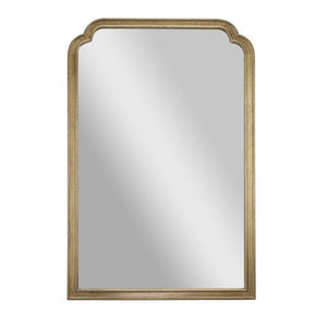 English Elm Efie Large Accent Wall Mirror with Solid Wood Frame – Ideal for Brightening Any Room Decor Effortlessly Weathered 24"W x 36"L HMHD-24M045YBN-LTNAT-GG
